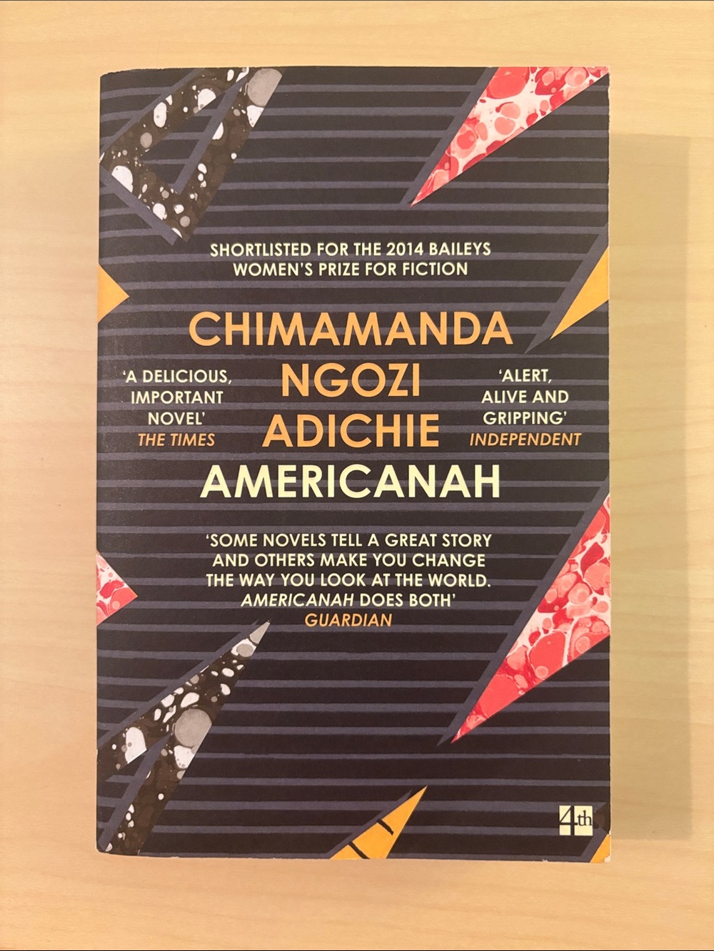 Book: Americanah by Chimamanda Ngozi Adichie (Paperback)
